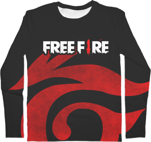 Kids' Longsleeve Shirt 3D - Garena Free Fire [4] - Mfest