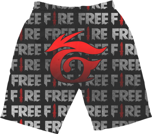 Шорты 3D Мужские - Garena Free Fire [5] - Mfest