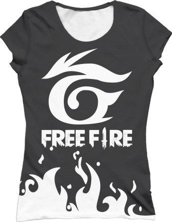 Women's T-Shirt 3D - Garena Free Fire [1] - Mfest