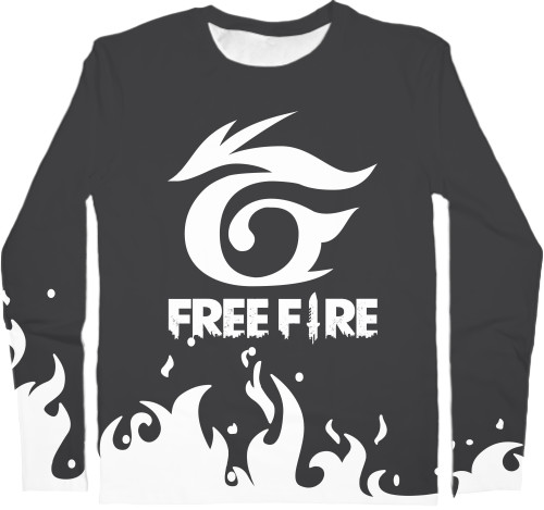 Kids' Longsleeve Shirt 3D - Garena Free Fire [1] - Mfest