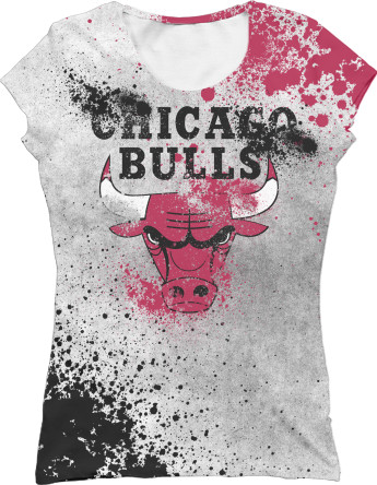 Women's T-Shirt 3D - Chicago Bulls [9] - Mfest