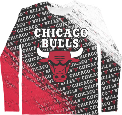 Футболка з Довгим Рукавом Чоловіча 3D - Chicago Bulls [6] - Mfest