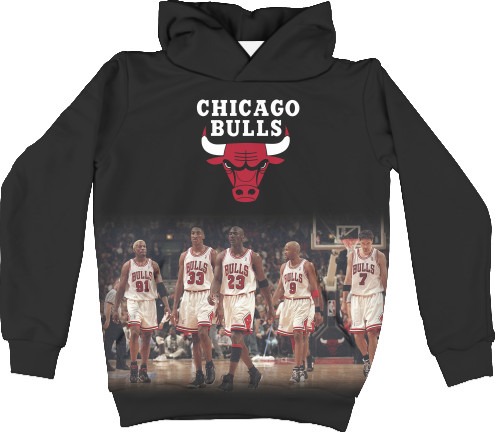 Kids' Hoodie 3D - Chicago Bulls [4] - Mfest