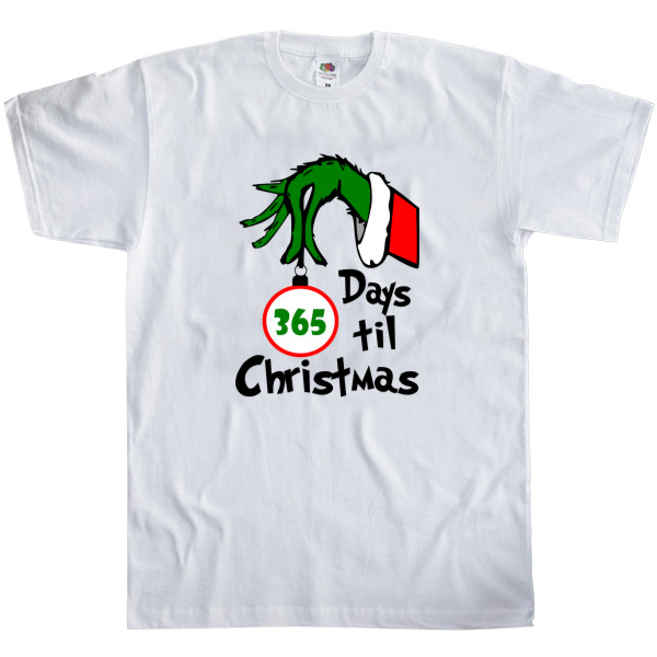 Men's T-Shirt Fruit of the loom - 365 days til Christmas - Mfest