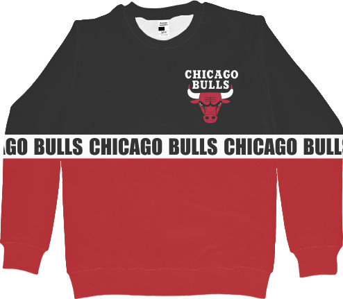 Світшот 3D Жіночий - Chicago Bulls [1] - Mfest