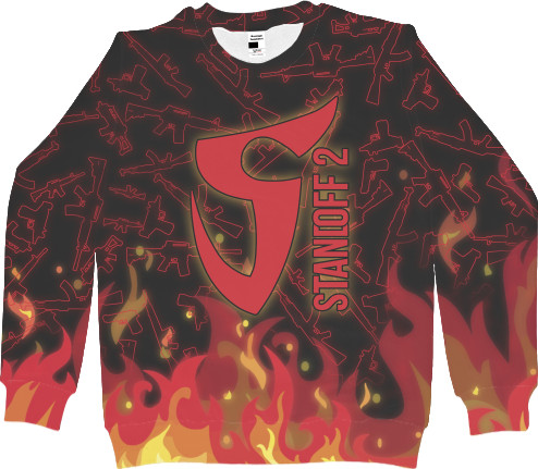 Women's Sweatshirt 3D - STANDOFF 2 (SaiNts) 16 - Mfest