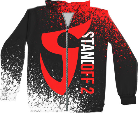 Unisex Zip-through Hoodie 3D - STANDOFF 2 (SaiNts) 1 - Mfest