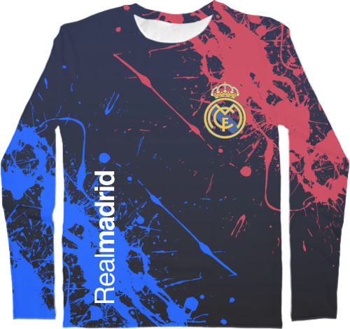 Men's Longsleeve Shirt 3D - Real Madrid CF [9] - Mfest