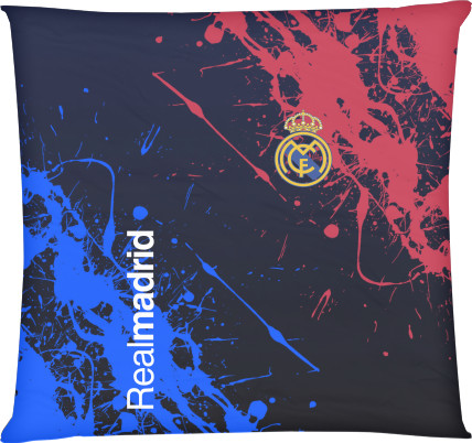 Square Throw Pillow - Real Madrid CF [9] - Mfest