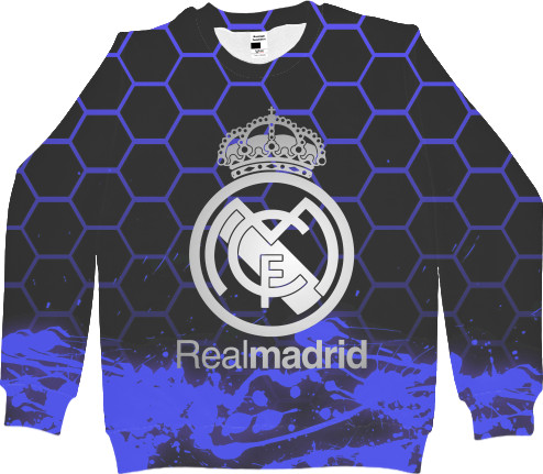 Women's Sweatshirt 3D - Real Madrid CF [11] - Mfest