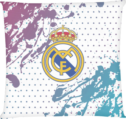 Square Throw Pillow - Real Madrid CF [13] - Mfest