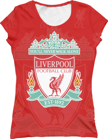 Women's T-Shirt 3D - Liverpool (3) - Mfest