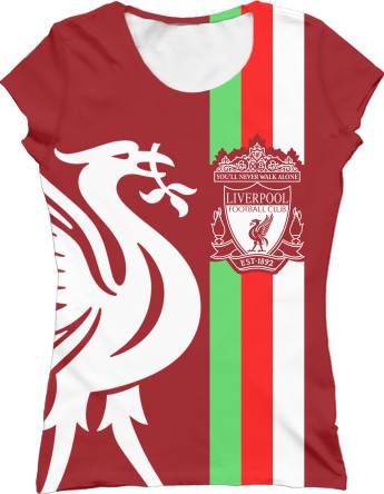 Women's T-Shirt 3D - Liverpool (1) - Mfest