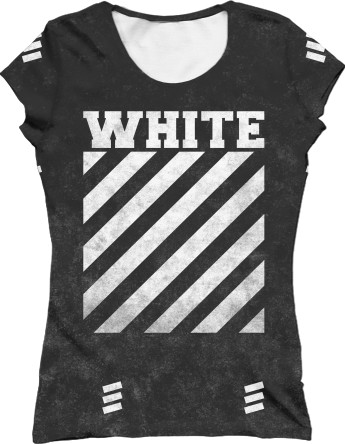 Women's T-Shirt 3D - OFF WHITE (8) - Mfest