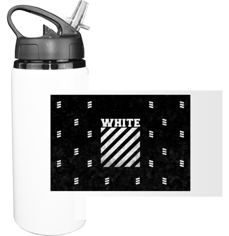 Sport Water Bottle - OFF WHITE (8) - Mfest