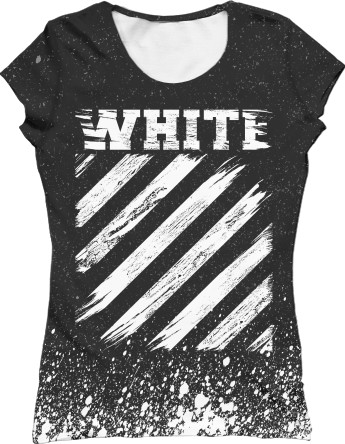 Women's T-Shirt 3D - OFF WHITE (9) - Mfest