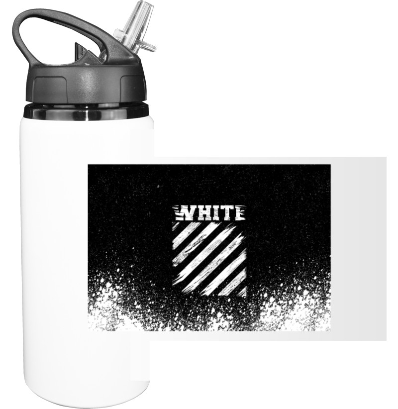 Sport Water Bottle - OFF WHITE (9) - Mfest