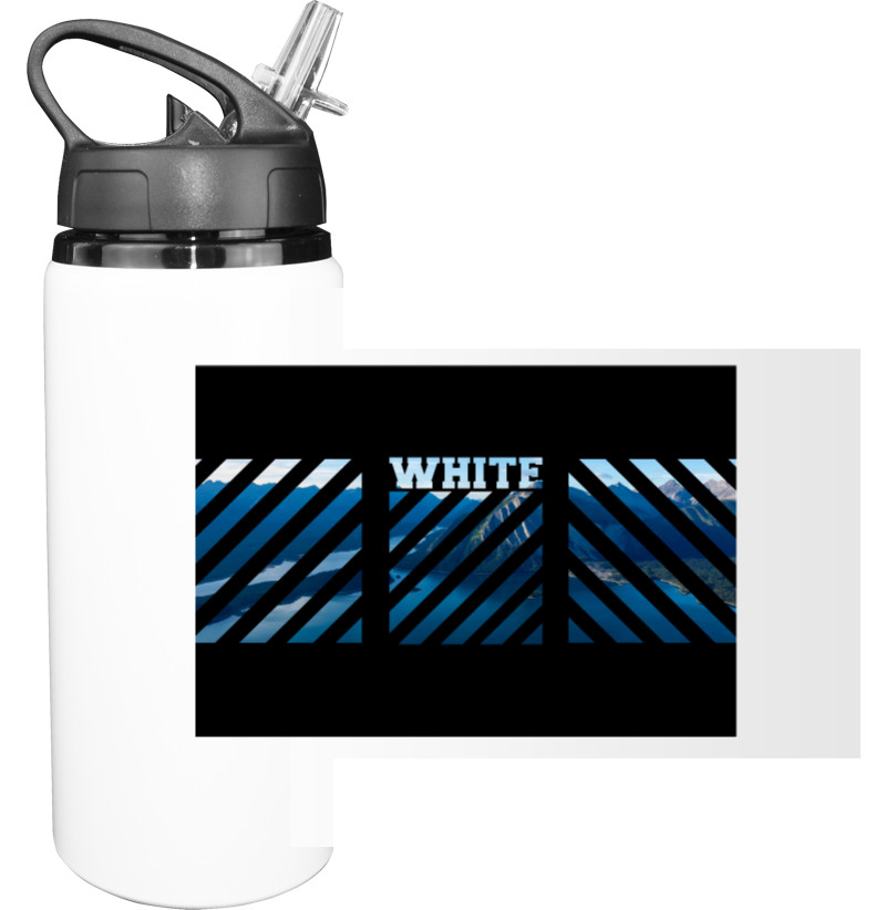 Sport Water Bottle - OFF WHITE (6) - Mfest