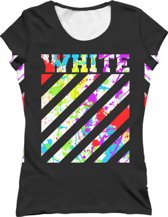 Women's T-Shirt 3D - OFF WHITE (11) - Mfest