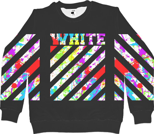 Women's Sweatshirt 3D - OFF WHITE (11) - Mfest