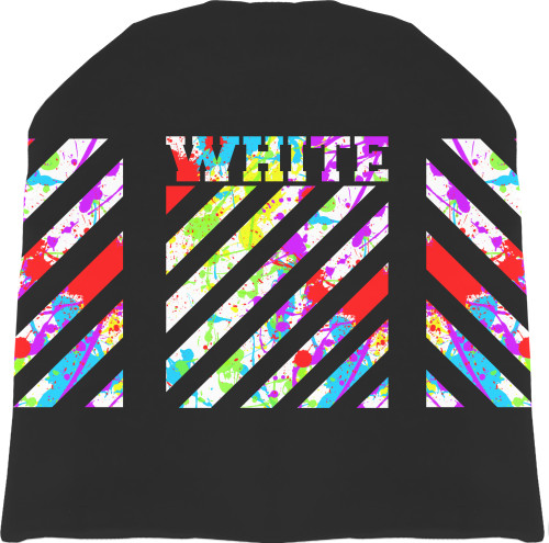 Шапка 3D - OFF WHITE (11) - Mfest