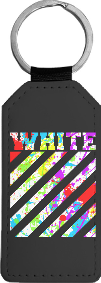 Rectangular Keychain - OFF WHITE (11) - Mfest