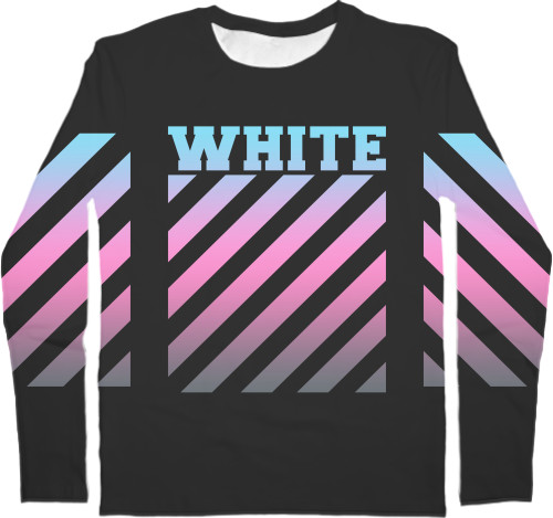 Men's Longsleeve Shirt 3D - OFF WHITE (7) - Mfest