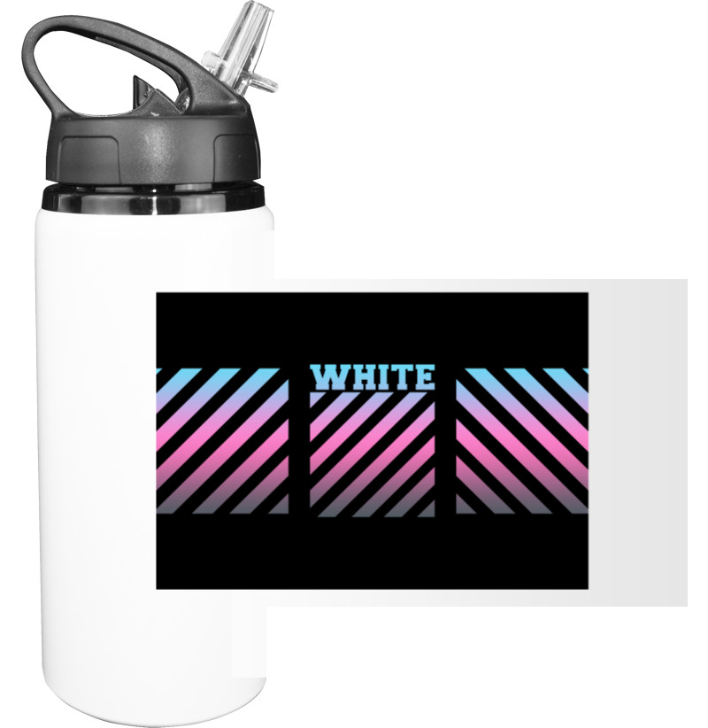 Sport Water Bottle - OFF WHITE (7) - Mfest