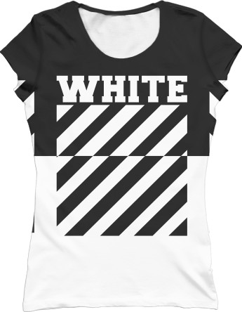 Women's T-Shirt 3D - OFF WHITE (5) - Mfest