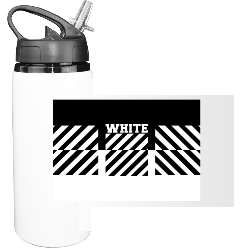 Sport Water Bottle - OFF WHITE (5) - Mfest