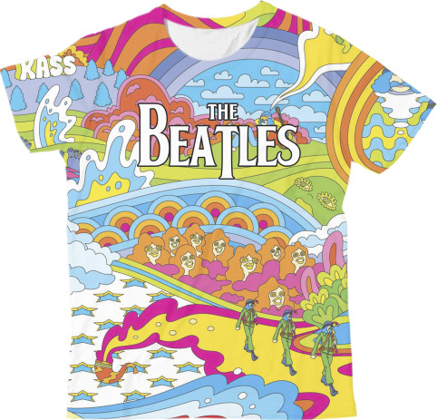 Kids' T-Shirt 3D - BEATLES [3] - Mfest