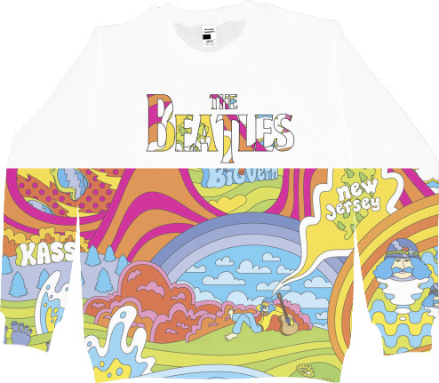 Men's Sweatshirt 3D - BEATLES [2] - Mfest