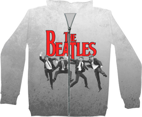 Unisex Zip-through Hoodie 3D - BEATLES [8] - Mfest