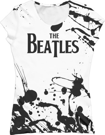 Women's T-Shirt 3D - BEATLES [4] - Mfest