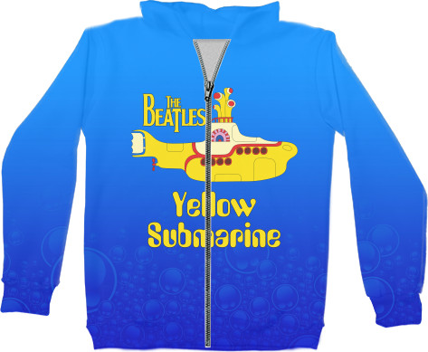 Unisex Zip-through Hoodie 3D - BEATLES [6] - Mfest