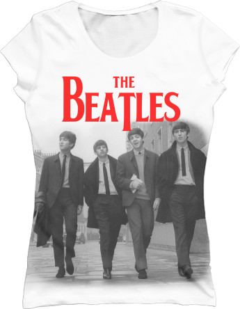 Women's T-Shirt 3D - BEATLES [1] - Mfest