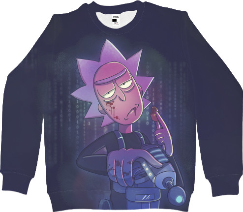 Men's Sweatshirt 3D - RICK AND MORTY [2] - Mfest