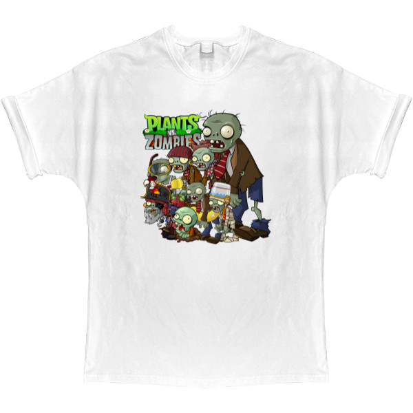 T-shirt Oversize - Plants vs Zombies 7 - Mfest