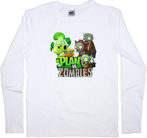 Men's Longsleeve Shirt - Plants vs Zombies 5 - Mfest