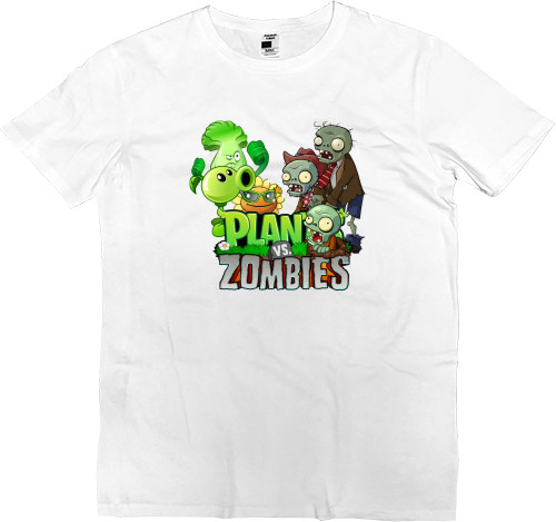 Men’s Premium T-Shirt - Plants vs Zombies 5 - Mfest