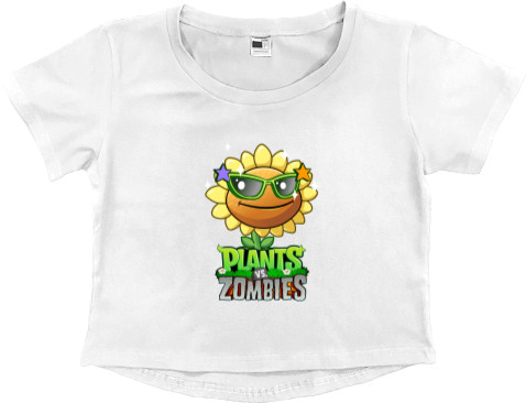 Women's Cropped Premium T-Shirt - Plants vs Zombies 3 - Mfest