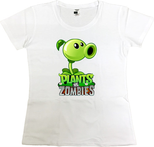 Women's Premium T-Shirt - Plants vs Zombies - Mfest