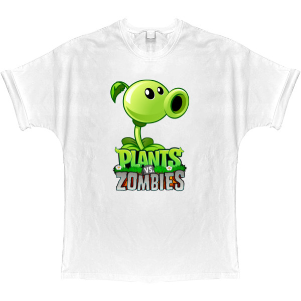 T-shirt Oversize - Plants vs Zombies - Mfest