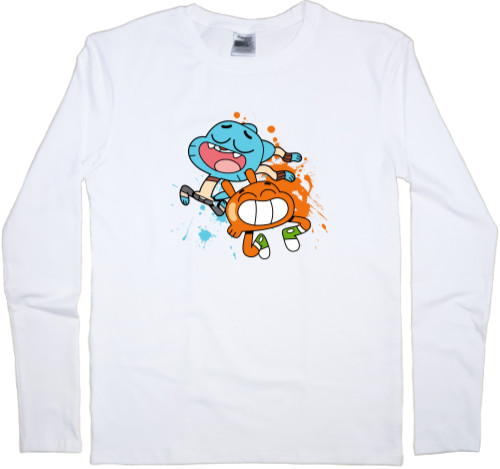 Men's Longsleeve Shirt - The Amazing World of Gumball [3] - Mfest