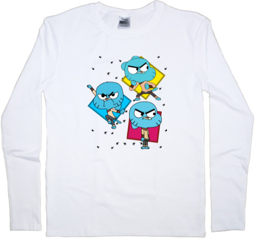 Men's Longsleeve Shirt - The Amazing World of Gumball [5] - Mfest