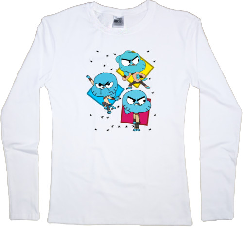 Women's Longsleeve Shirt - The Amazing World of Gumball [5] - Mfest