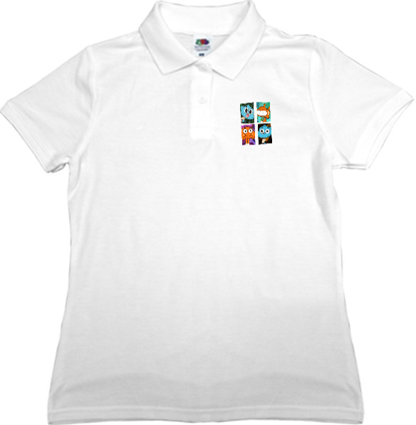 Women's Polo Shirt Fruit of the loom - The Amazing World of Gumball [6] - Mfest