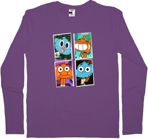 Men's Longsleeve Shirt - The Amazing World of Gumball [6] - Mfest