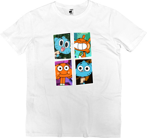 Men’s Premium T-Shirt - The Amazing World of Gumball [6] - Mfest