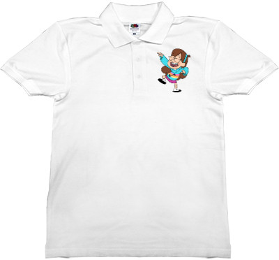 Man's Polo Shirt Fruit of the loom - GRAVITY FALLS [5] - Mfest